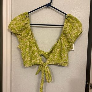 Dippin’ Daisy’s Barcelona Crop Top in Baja size XL